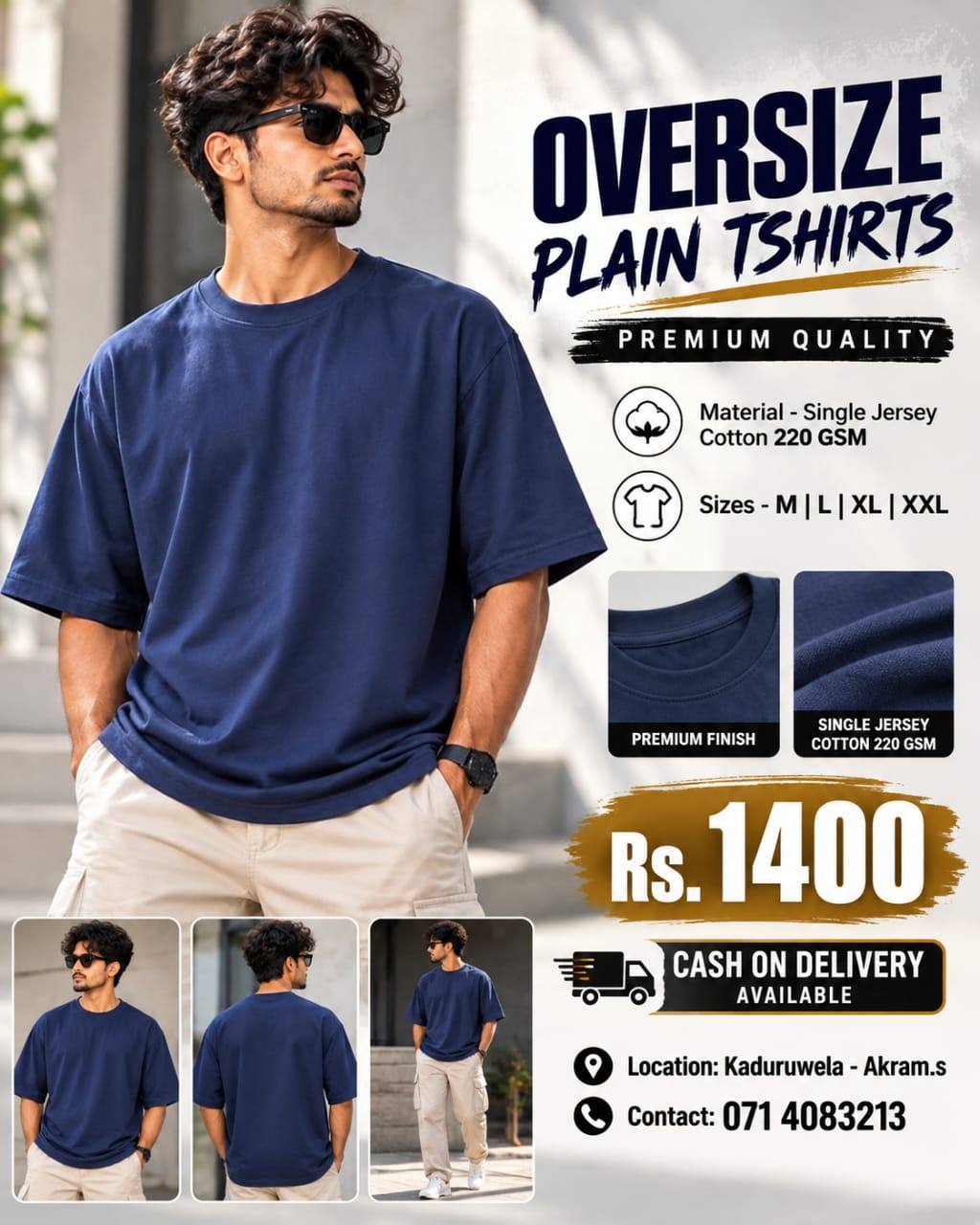 OVERSIZE PLAIN T-SHIRTS ON SALE