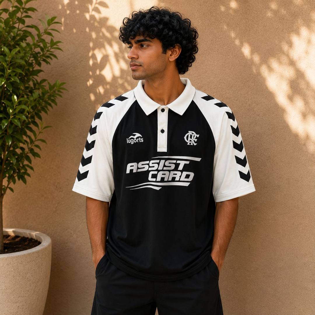 Over Size Raglan Collar T-Shirts
