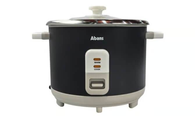 Abans 1.8L (1KG) Rice Cooker With Stainless Steel Pot – RCSS18L