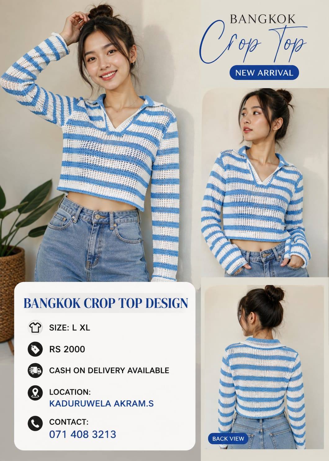 BANGKOK CROP TOP FOR SALE