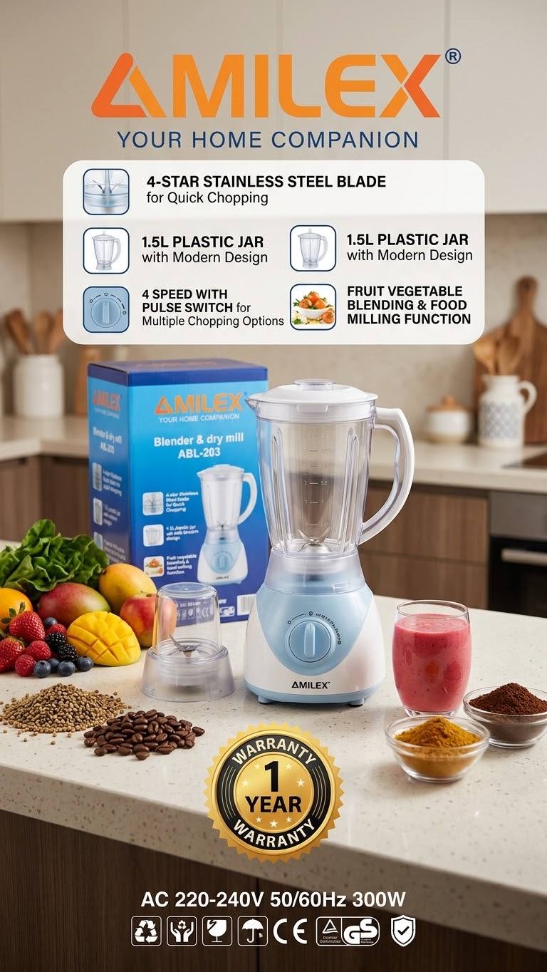 2-IN-1 AMILEX BLENDER – ABL 203