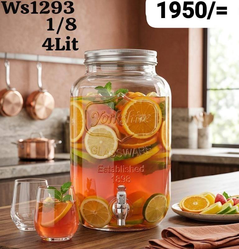 GLASS JUICE DISPENSER FOR SALE