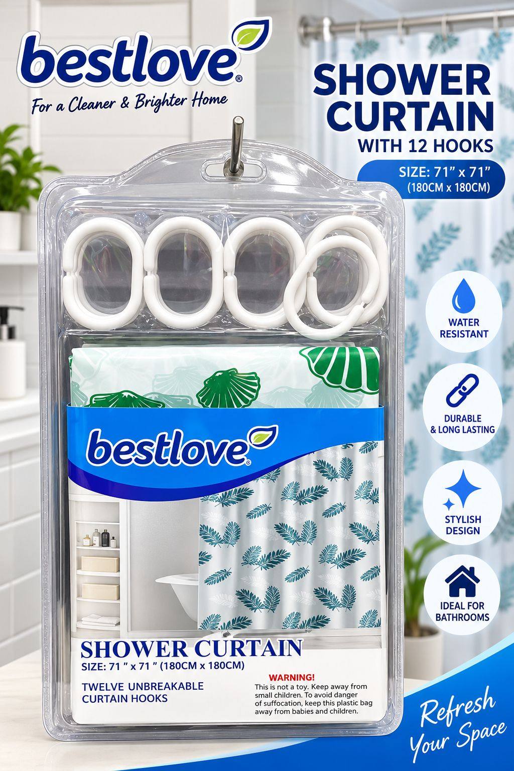 SHOWER CURTAIN FOR SALE