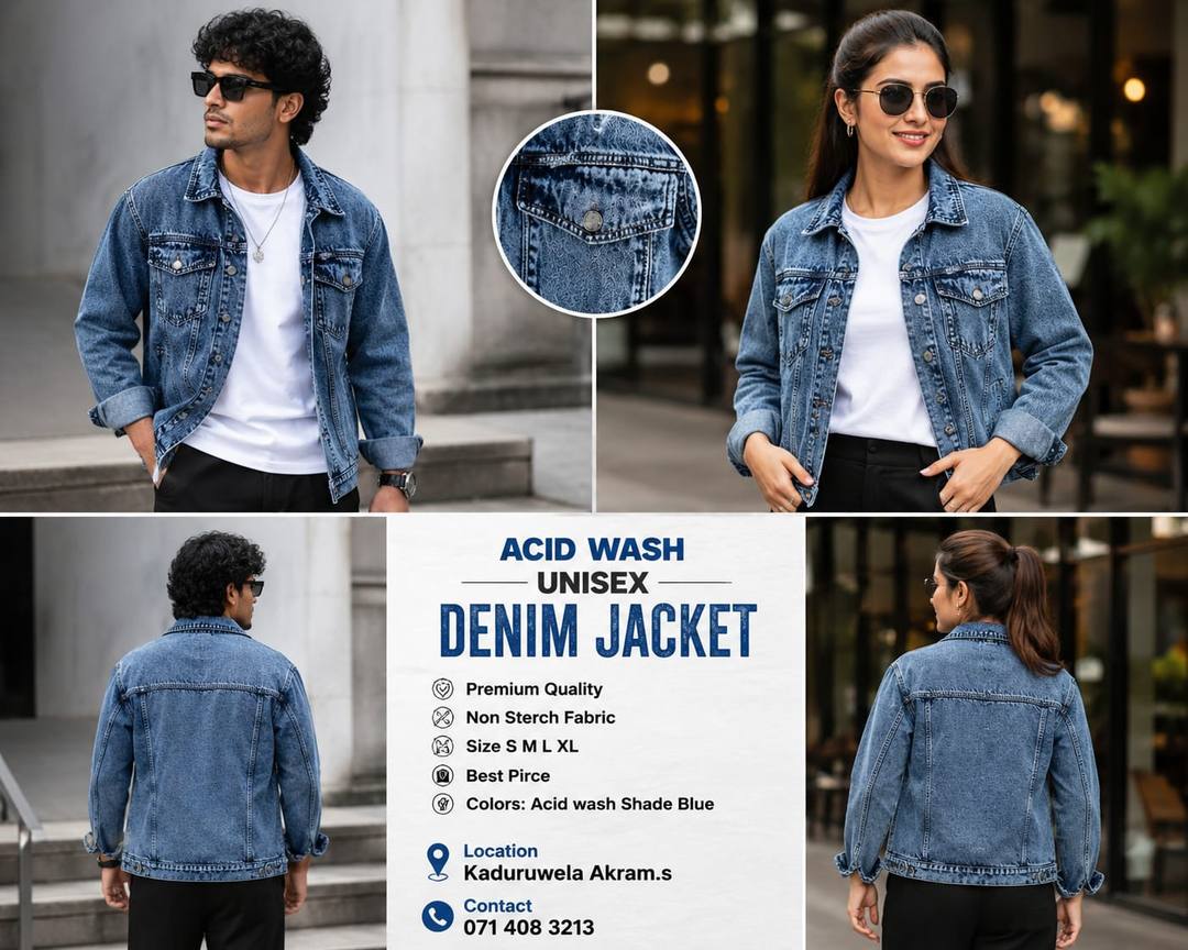 Premium Acid Wash Denim Jacket