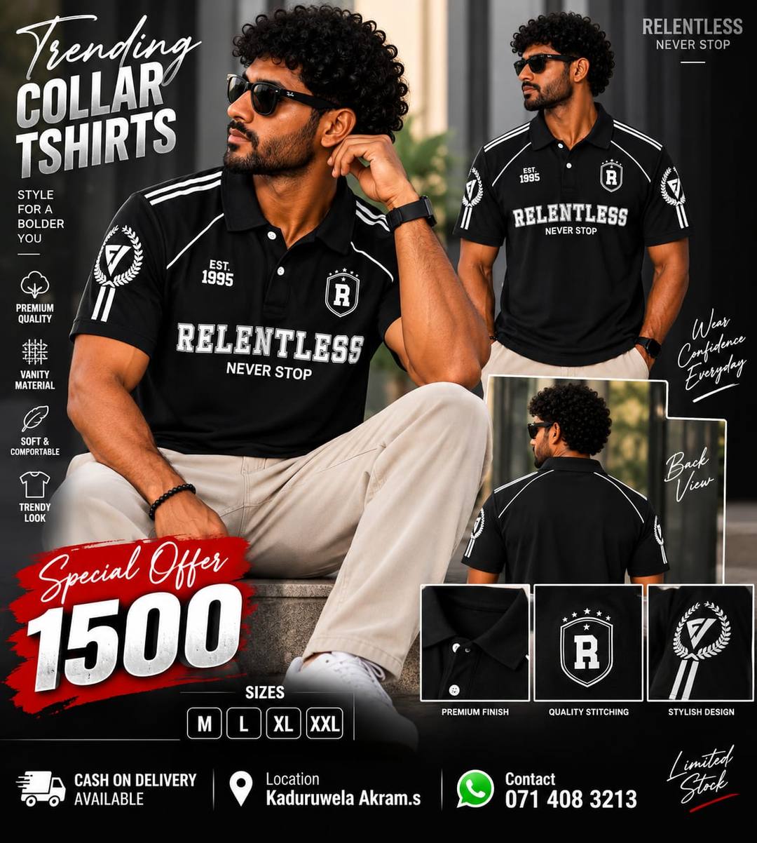 TRENDING COLLAR T-SHIRTS SPECIAL OFFER!