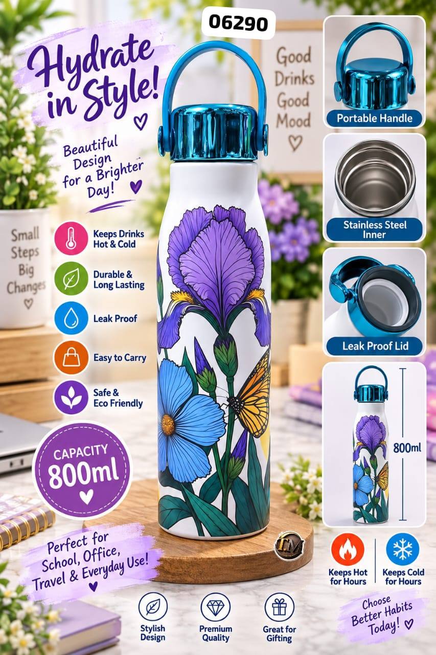 STAINLESS STEEL WATER BOTTLE AVAILABLE