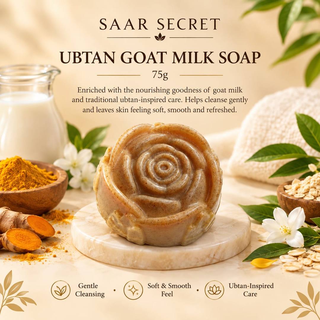SAAR SECRET UBTAN GOAT MILK SOAP – FOR SALE