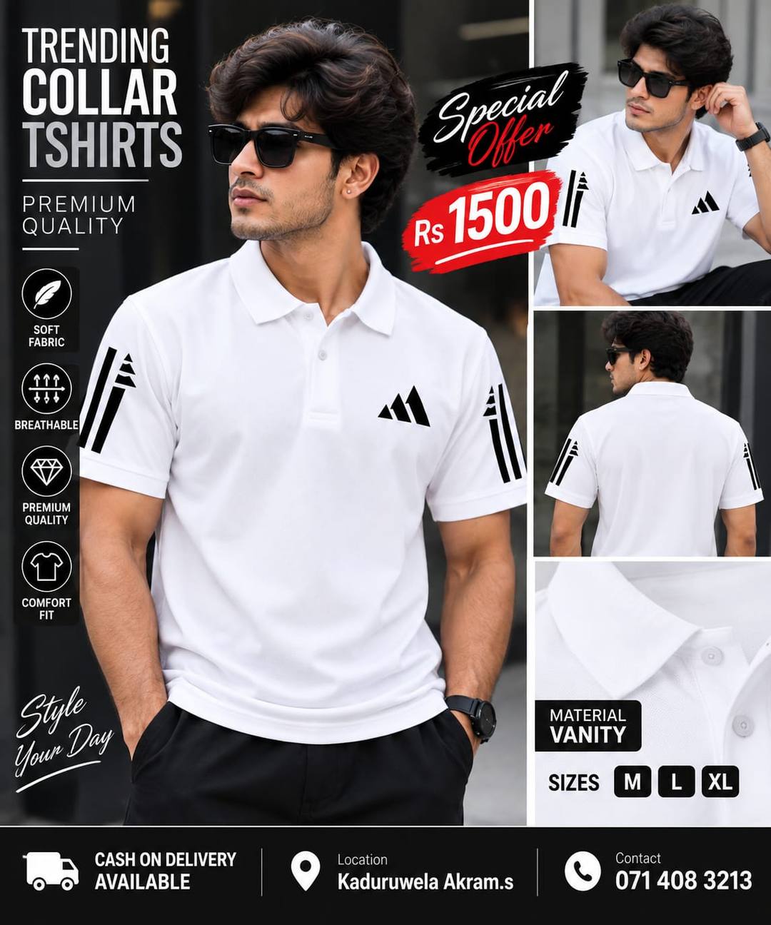 TRENDING COLLAR T-SHIRTS SPECIAL OFFER
