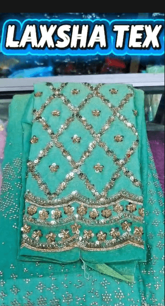 BEAUTIFUL GREEN SAREE FOR SALE