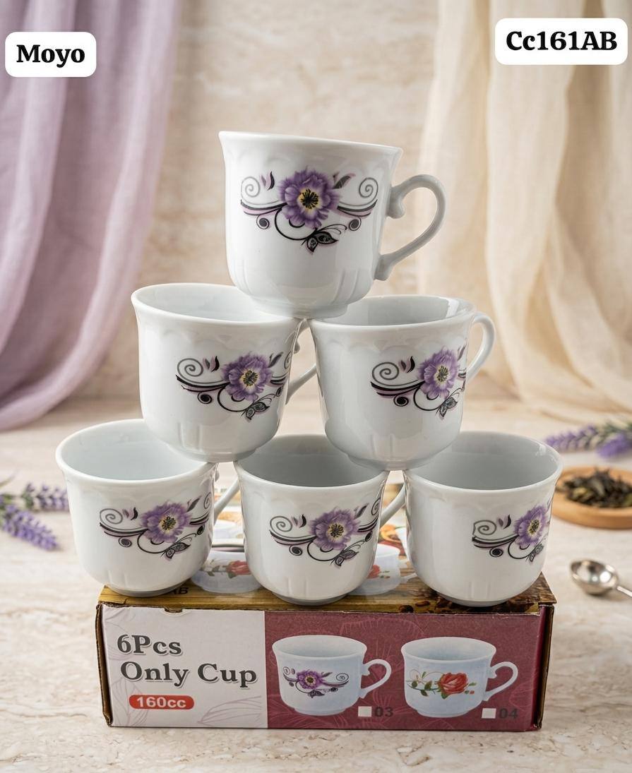 6PCS CERAMIC ONLY CUP SET FOR SALE