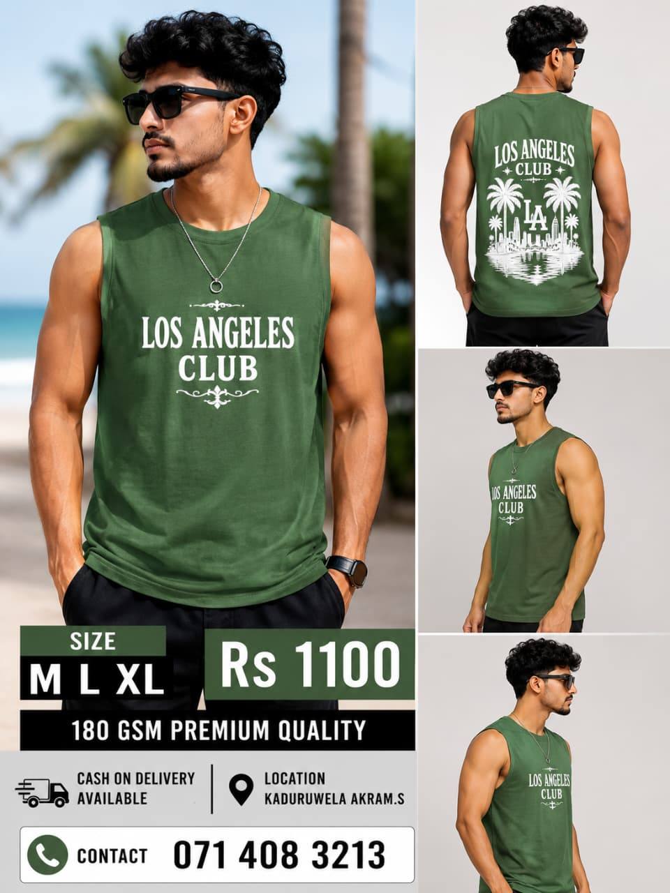 Men's Premium Sleeveless T-Shirt