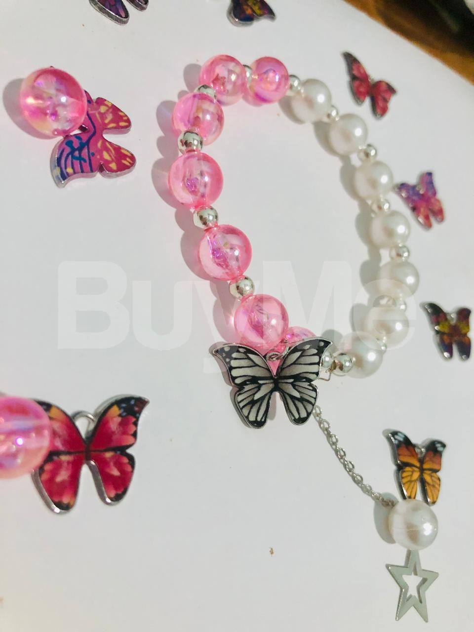 PEARLS BRACELETS PINK & WHITE