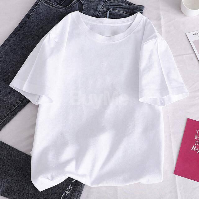 UNISEX PLAIN BAGGY NEW - WHITE