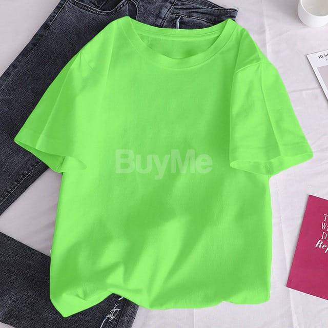 UNISEX PLAIN BAGGY NEW - LIGHT GREEN