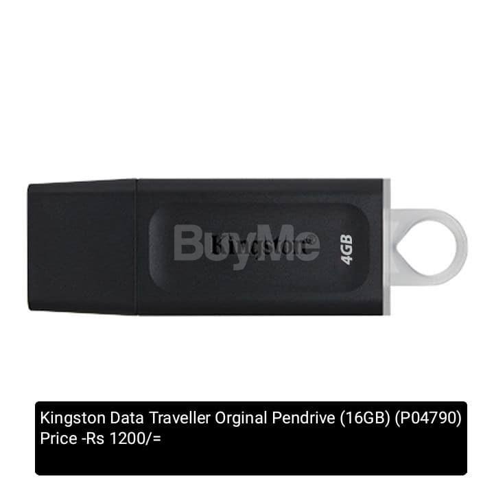 KINGSTON DATA TRAVELLER ORIGINAL PENDRIVE ( 16GB )