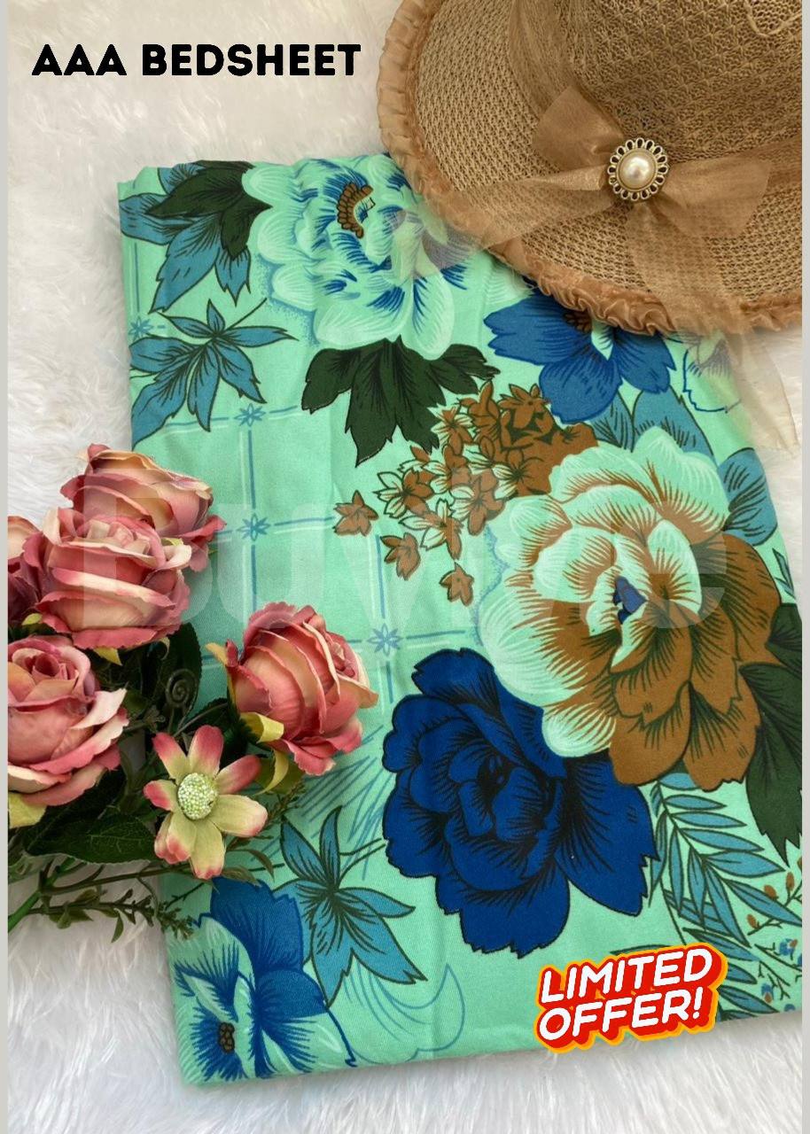 AAA BEDSHEET - DESIGN 2 - FLORAL PRINTED