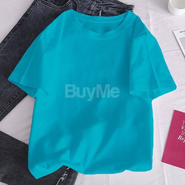 UNISEX PLAIN BAGGY - SKY BLUE