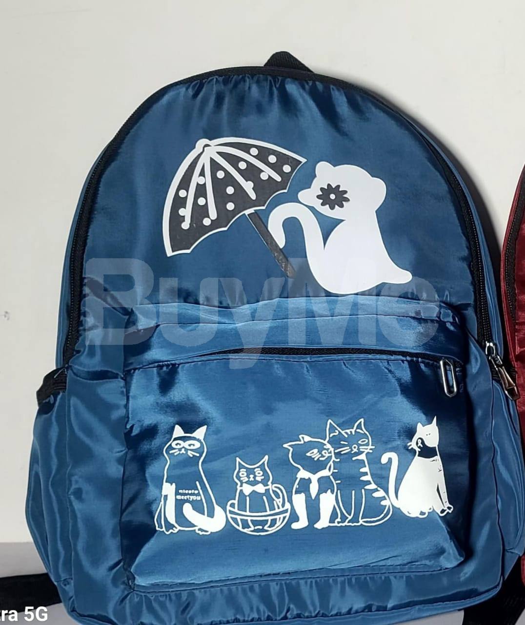 KIDS BACK PACK - KITTY PRINTED