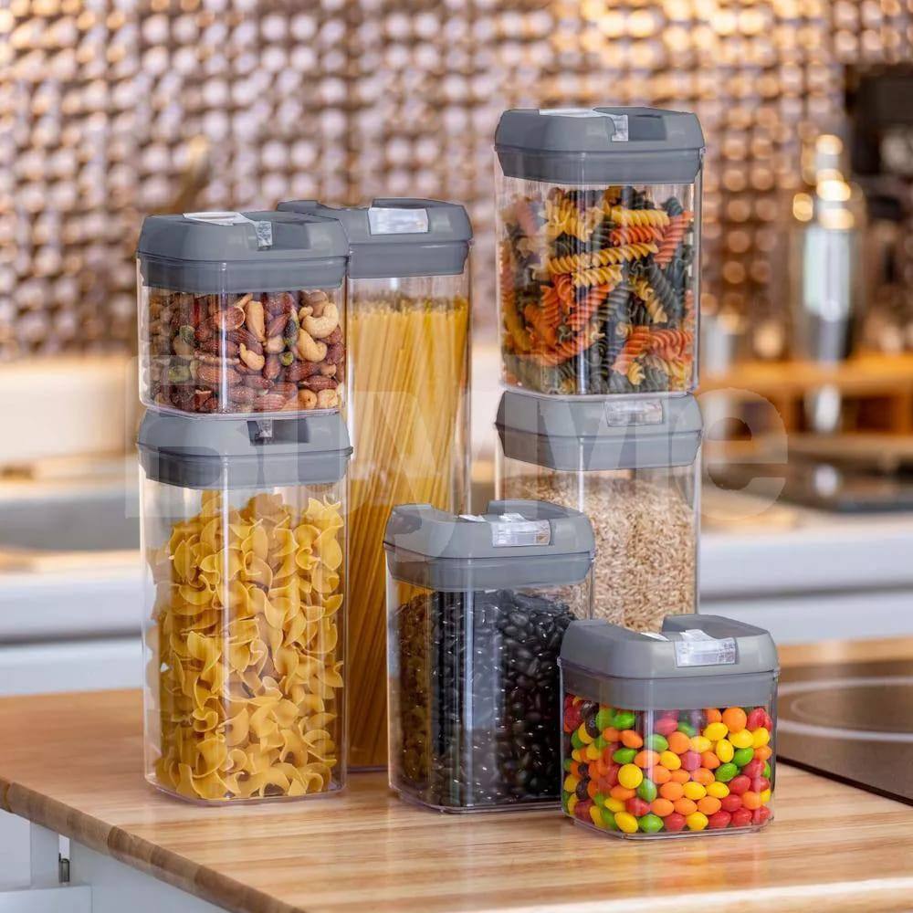 7 PCS AIRTIGHT FOOD STORAGE CONTAINERS SET