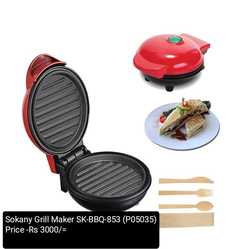 OVAL SHAPED SOKANY GRILL MAKER - TOASTER