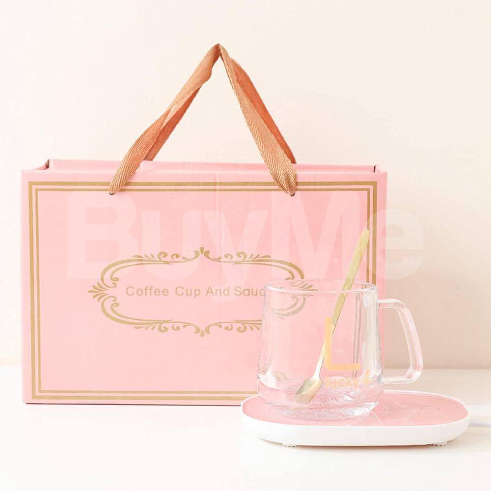 COFFEE CUP AND SAUCER TEA WARMER COASTER