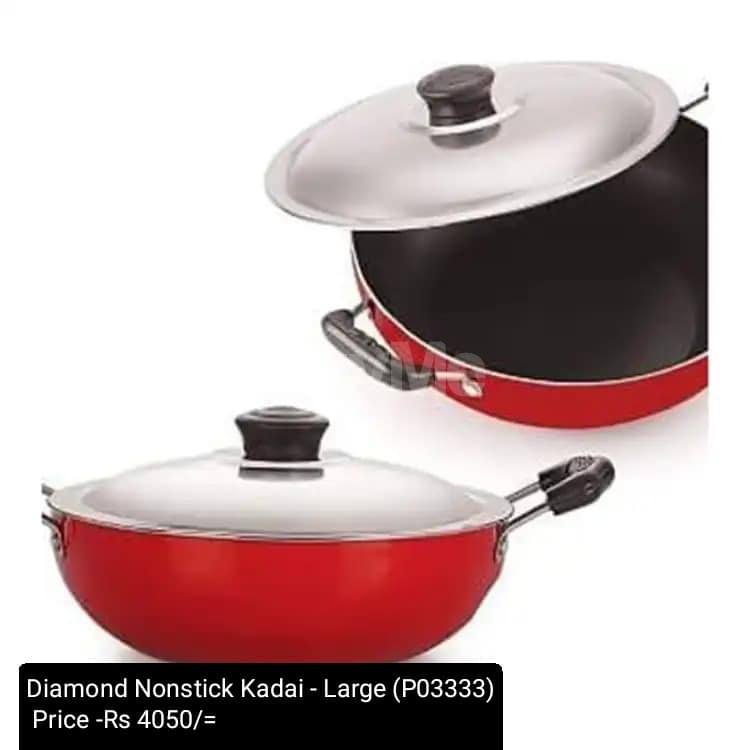 DIAMOND NON STICK KADAI - LARGE