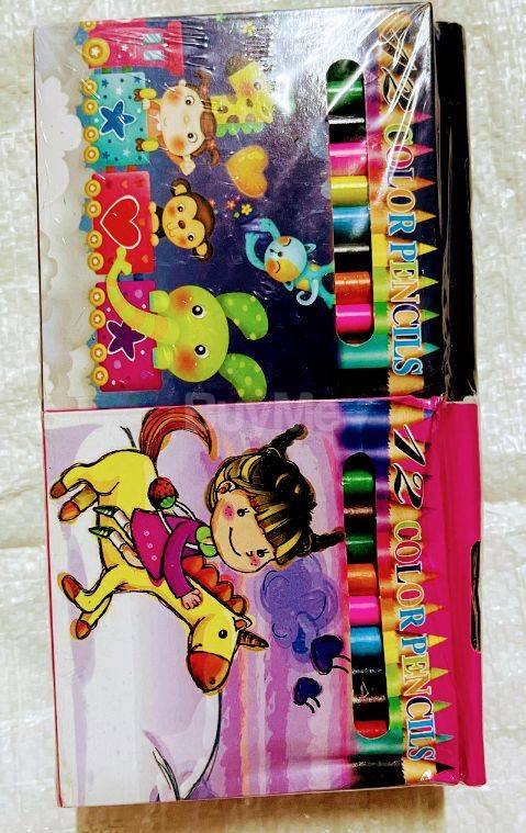 COLOR PENCIL ( HALF SIZE) 12 PCS