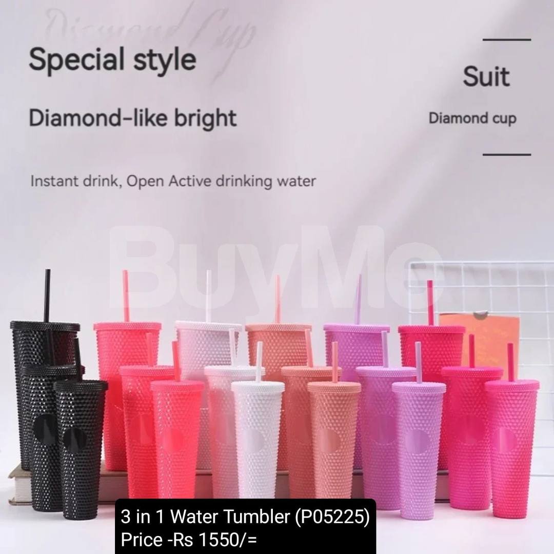 3 IN 1 WATER TUMBLER