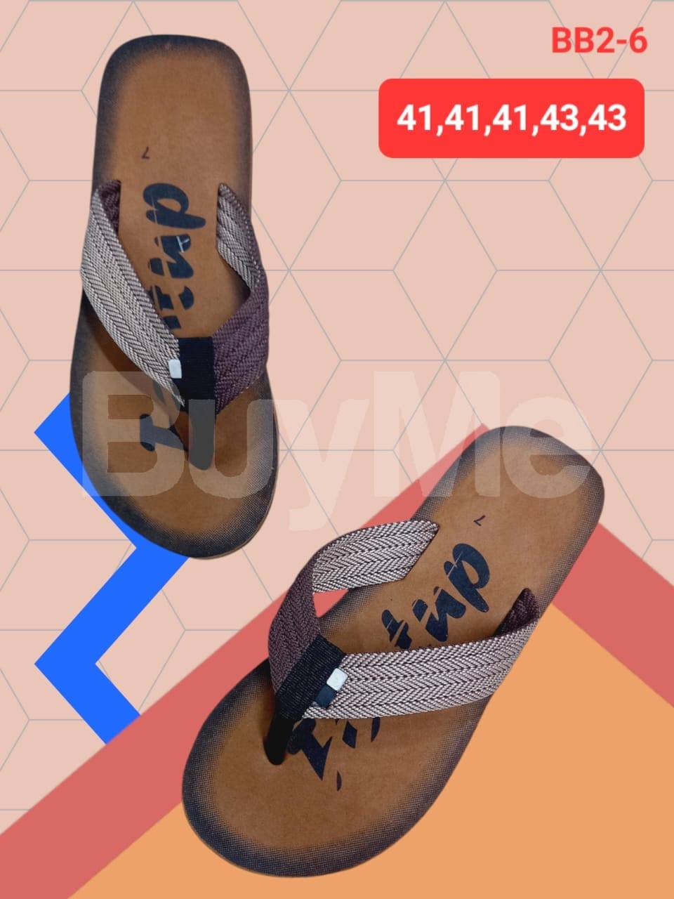 MENS FLIP-FLOPS - BROWN