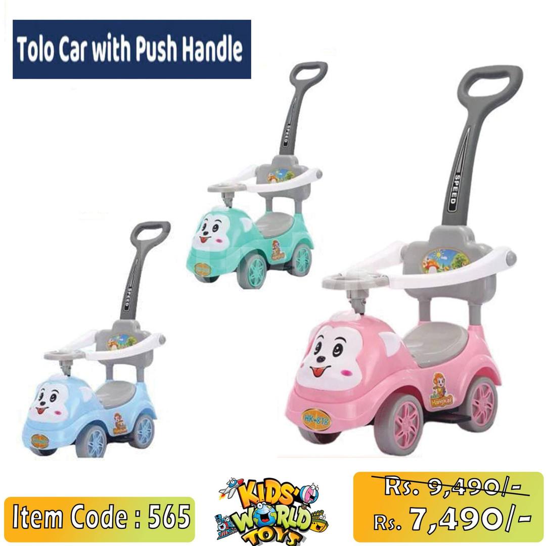 TOLO CAR WITH PUSH HANDLE