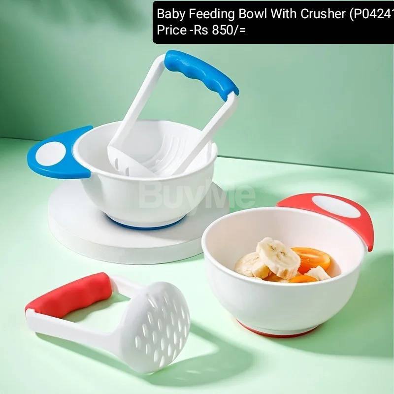 BABY FEEDING BOWL WITH CRUSHER