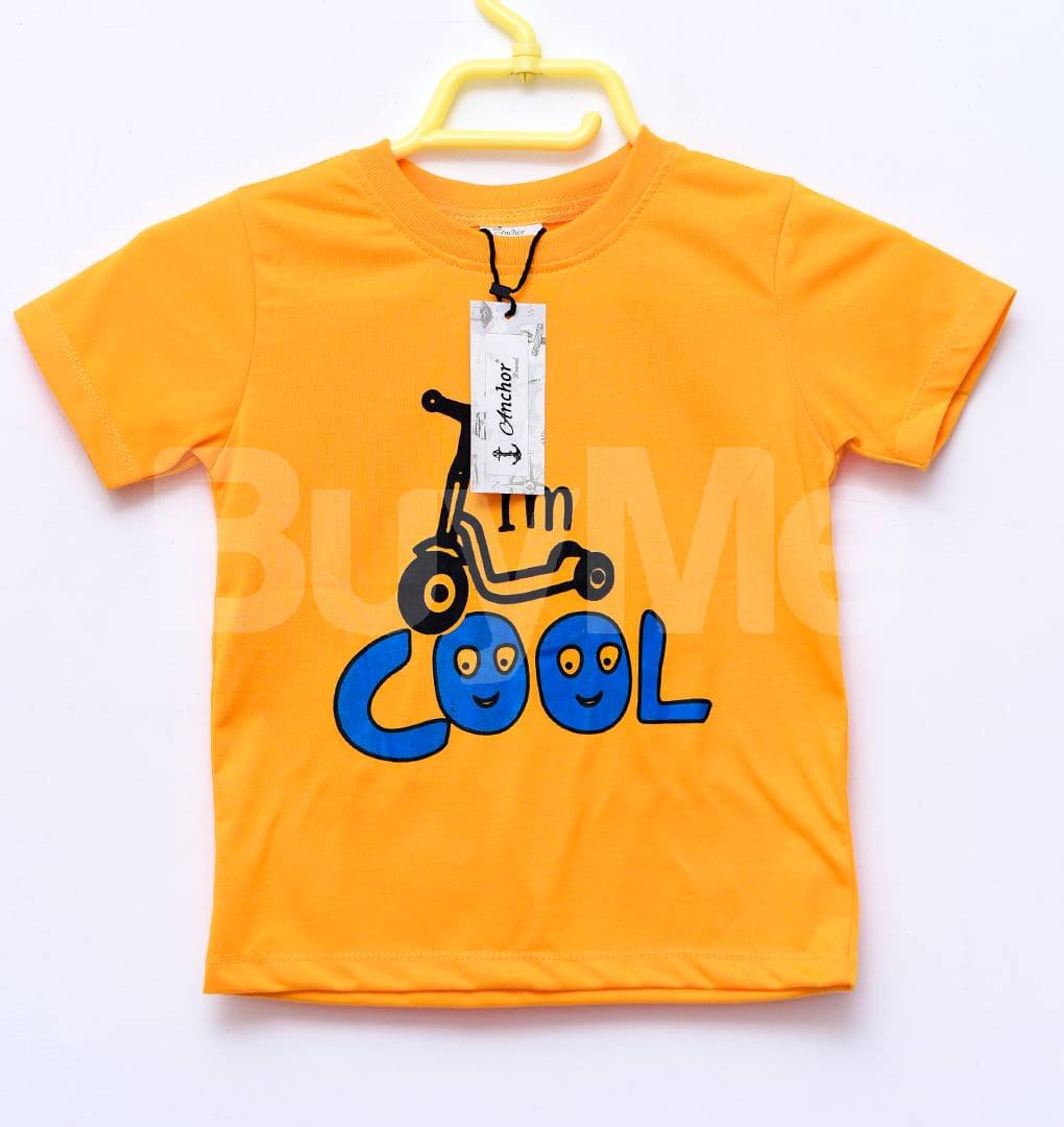 CASUAL KID TSHIRT - ORANGE