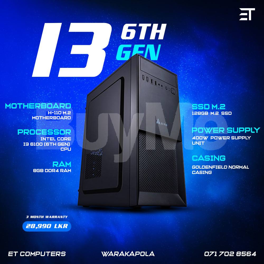INTEL CORE 13 - 6TH GEN
