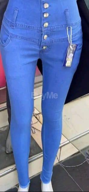LIGHT BLUE HIWAIST DENIM
