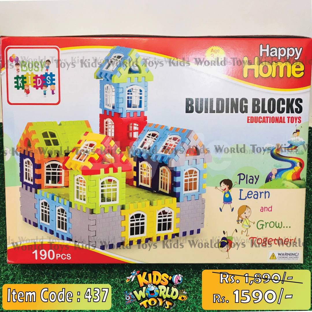 HAPPY HOME BUILDING BLOCKS - TOYS