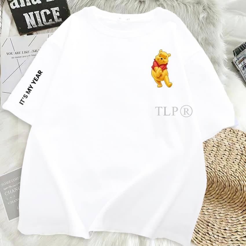 POOH BAGGY TSHIRT - WHITE