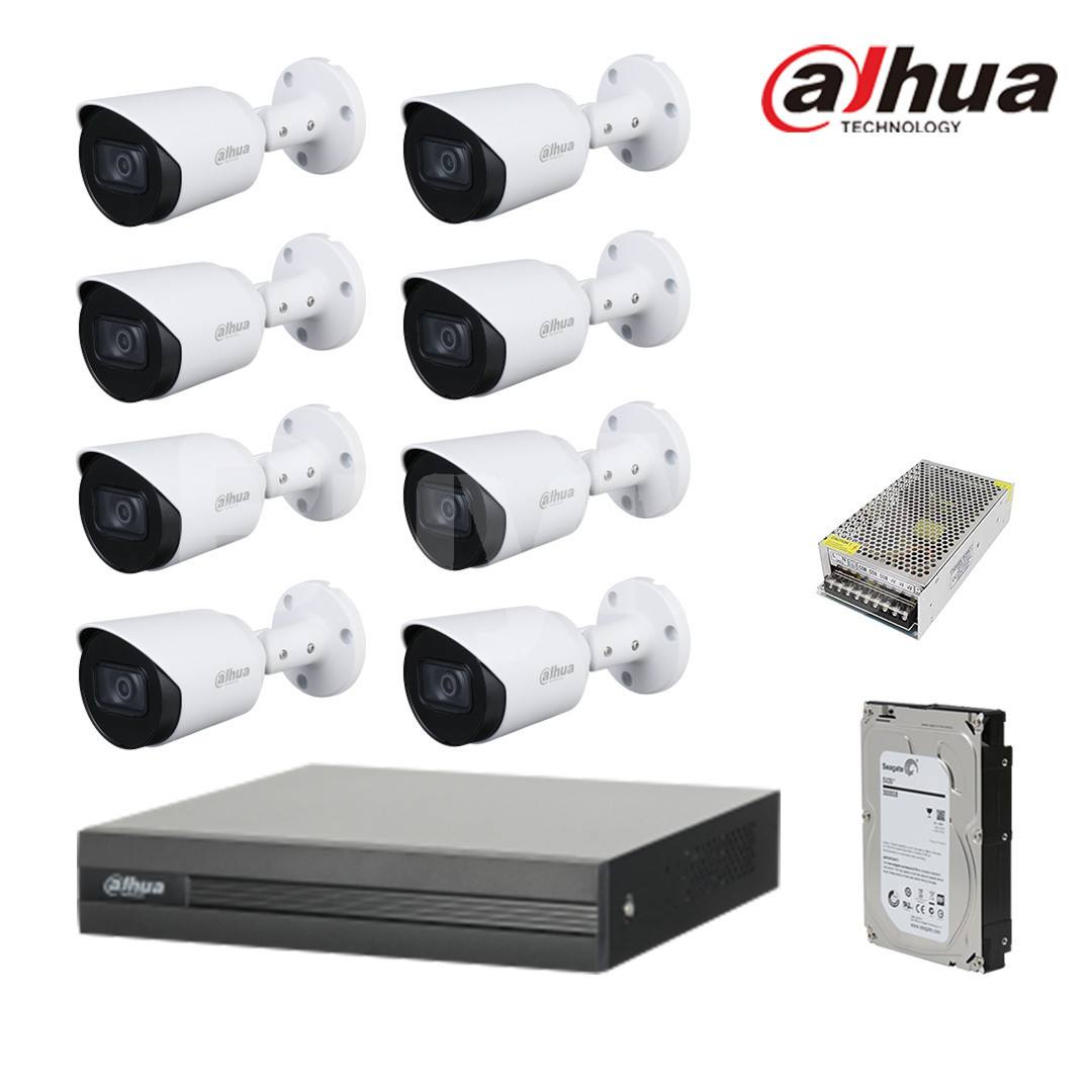 DAHUA SECURITY CAMERA SYSTEM WITH INSTALLATION (8P)