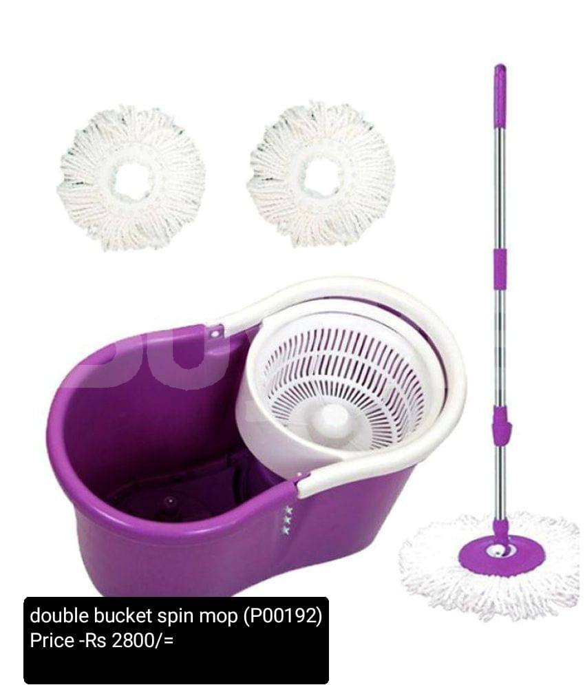 DOUBLE BUCKET SPIN MOP