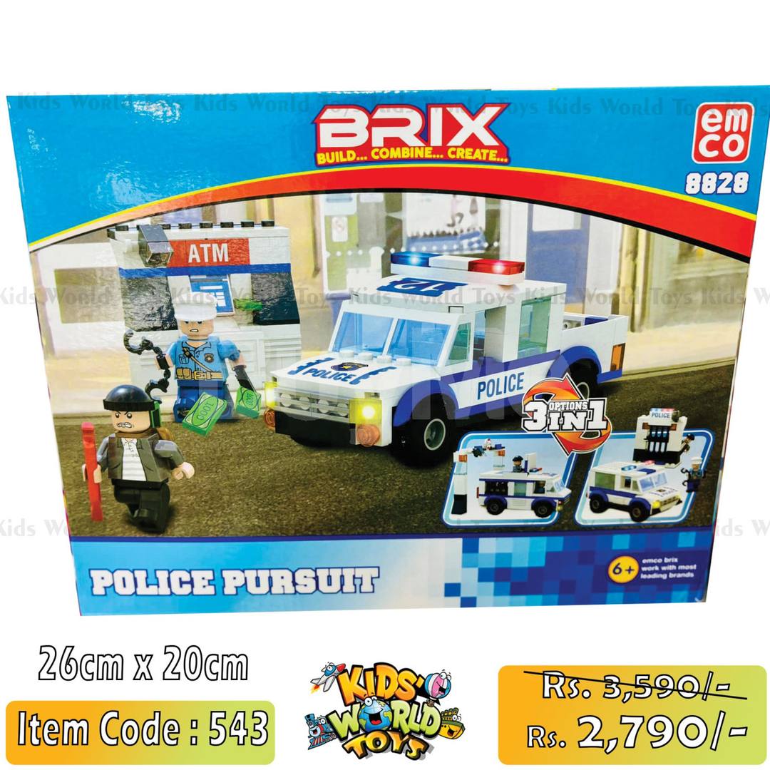 POLICE PURSUIT TOY SET