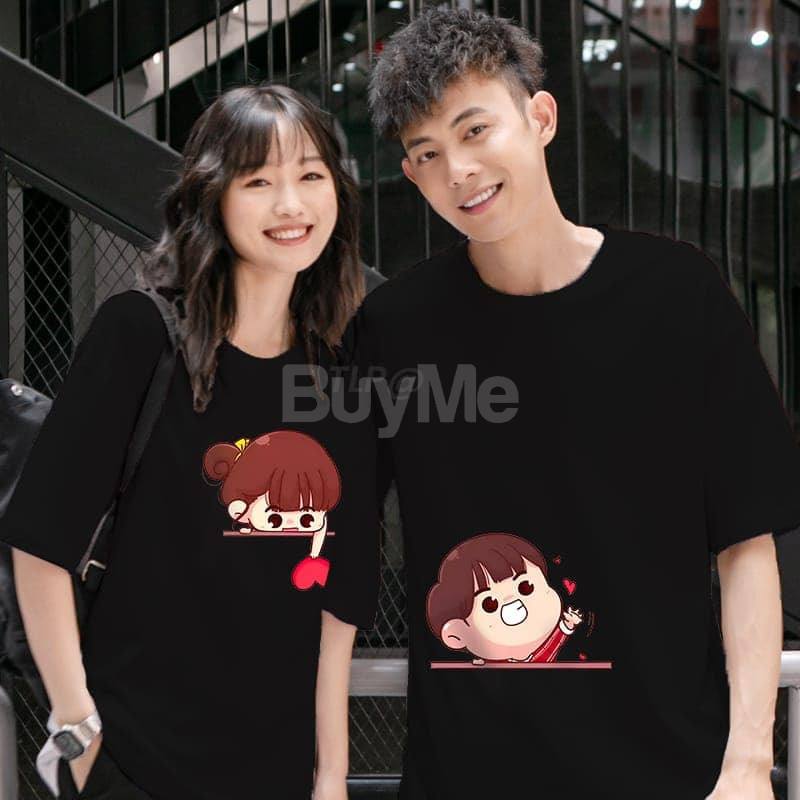 COUPLE TSHIRT - BLACK