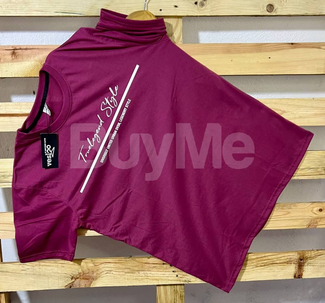 CREW NECK TSHIRT - MAROON