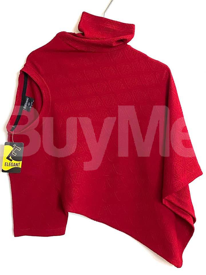 POPCORN EMBOSS T-SHIRT - RED