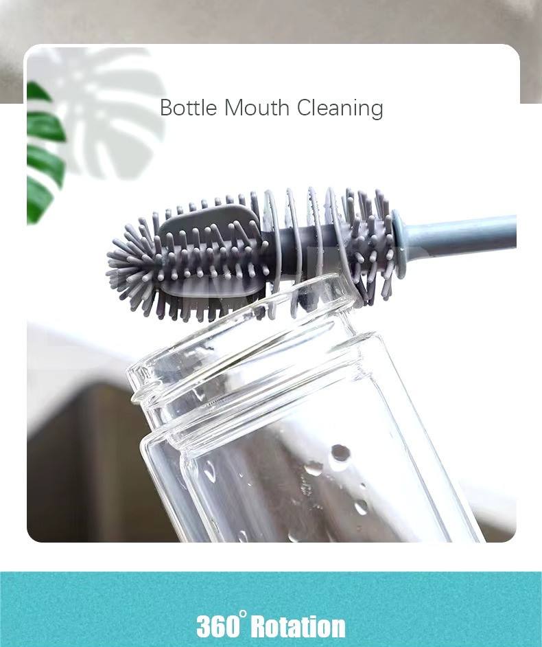SILICONE BOTTLE CLEANING BRUSH