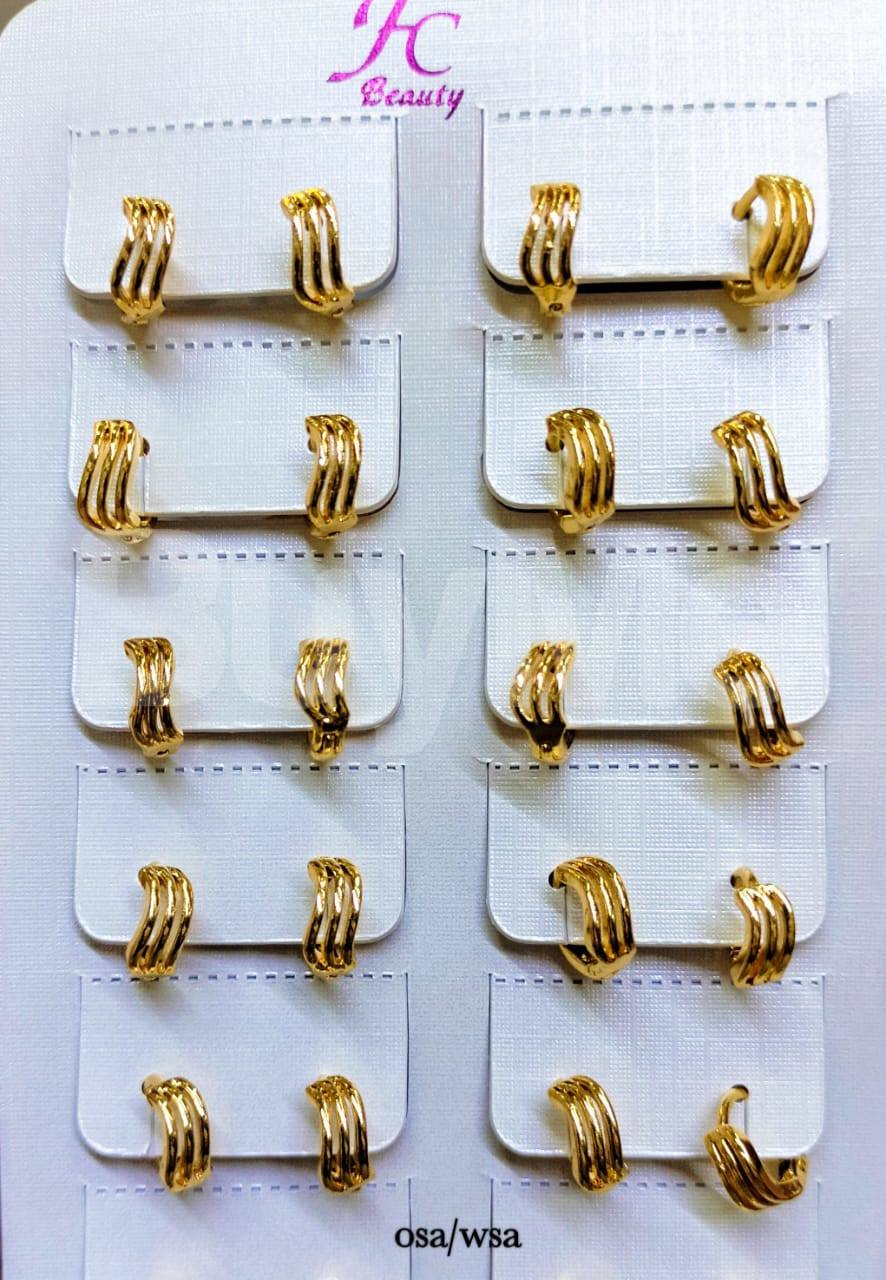BASKET EARRINGS - GOLD