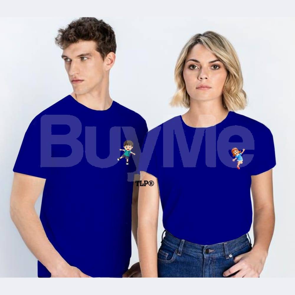 COUPLE DARK BLUE TSHIRT