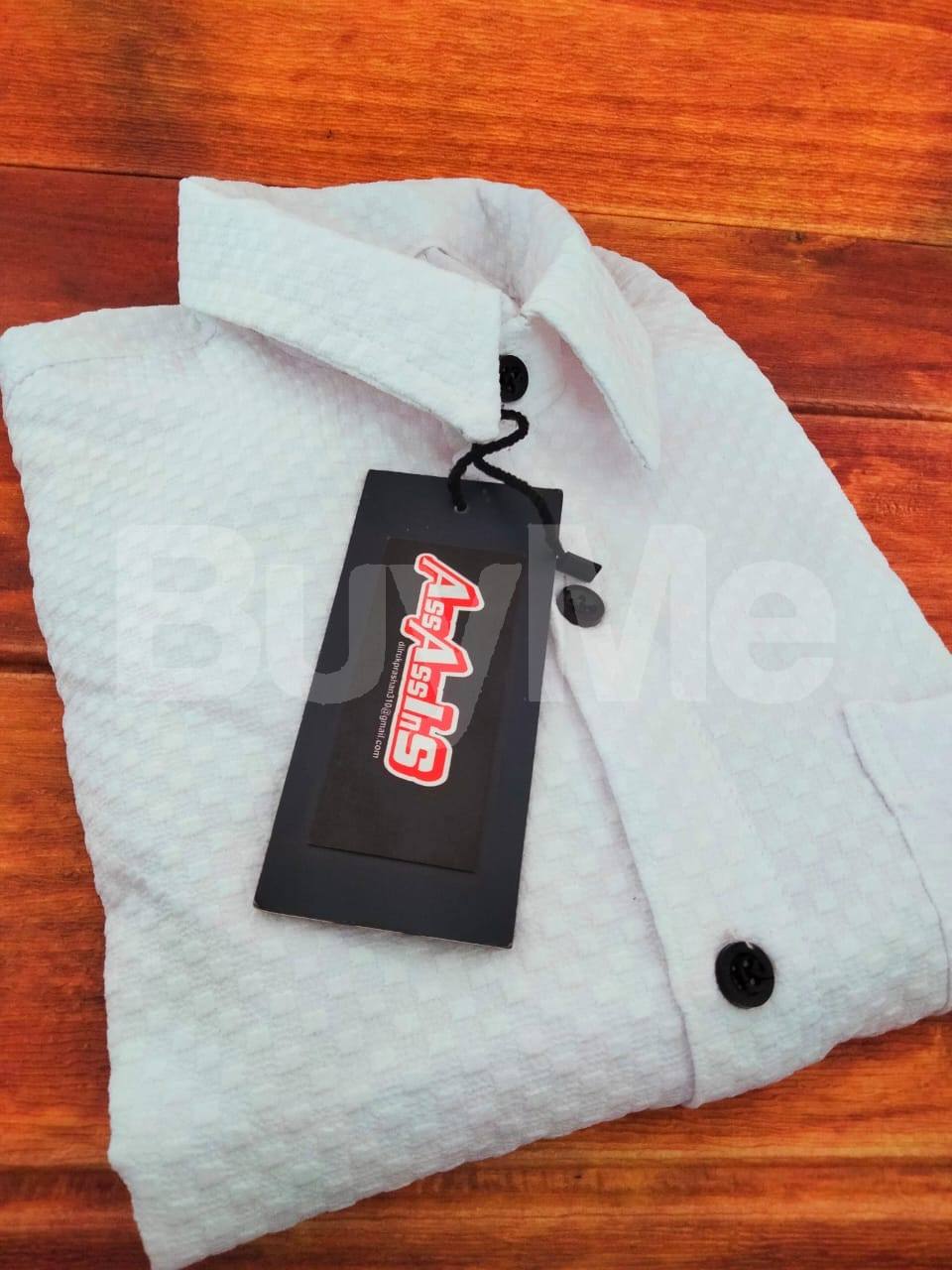 MENS ORIGINAL POPCORN SHIRT - WHITE