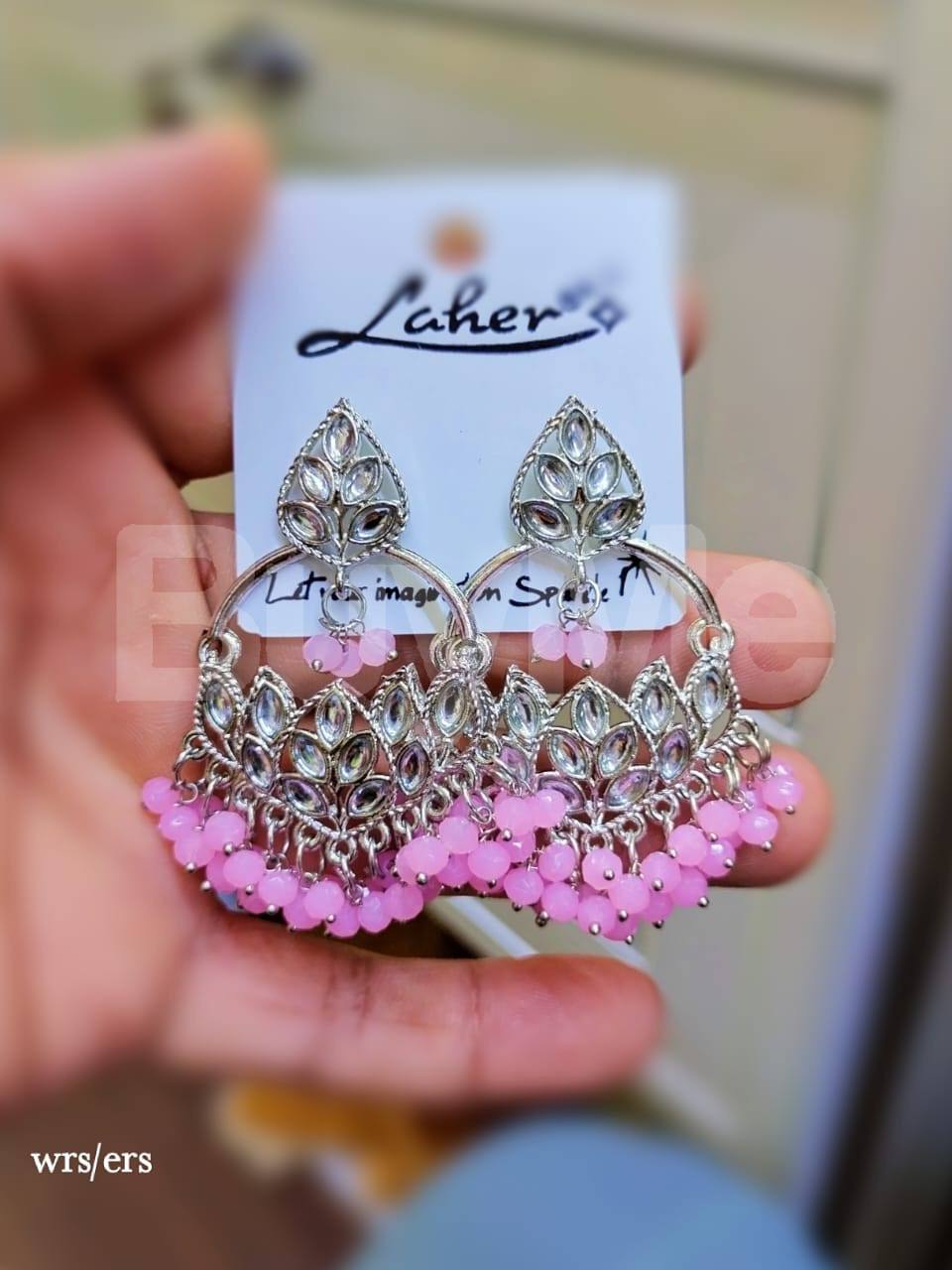 PARTY-WEAR EARRINGS - PINK