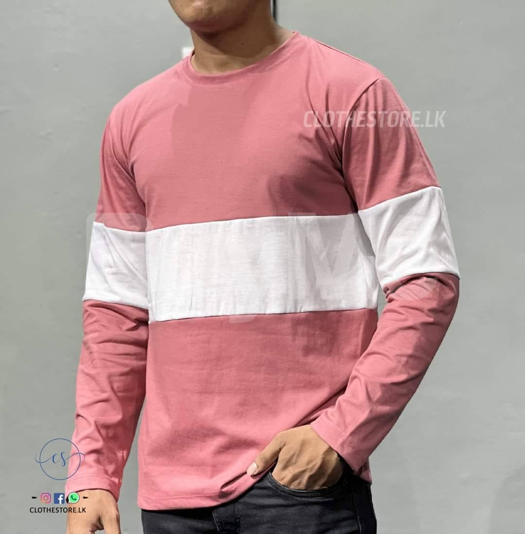 UNISEX TSHIRT - PINK & WHITE MIX