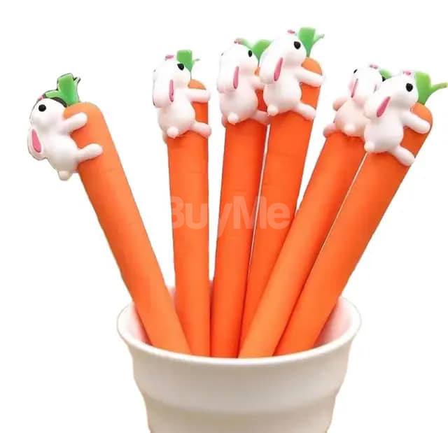 CUTE RABBIT CARROT GEL PEN