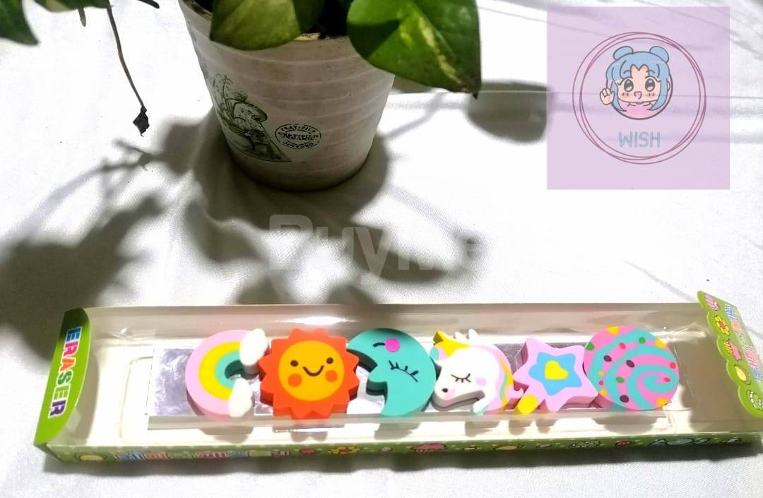 CREATIVE CARTOON UNICORN PENCIL ERASER